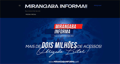 Desktop Screenshot of mirangabainforma.com